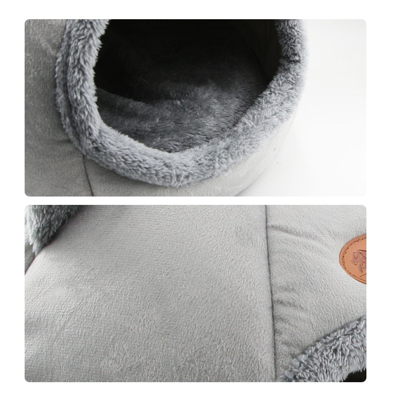 New Deep sleep comfort in winter cat bed little mat basket for cat's house products pets tent cozy cave beds Indoor
