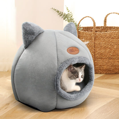 New Deep sleep comfort in winter cat bed little mat basket for cat's house products pets tent cozy cave beds Indoor
