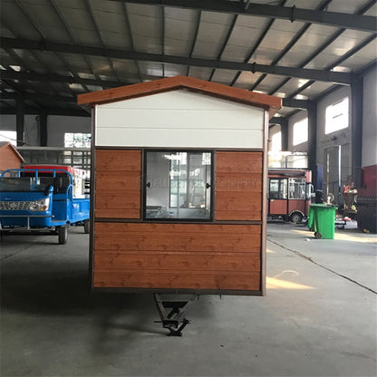 New Design Wooden Food Truck Waffle House Taco Pizza Kitchen Restaurant Food Cart Trailer