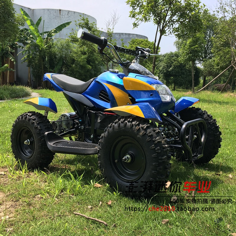 New Four-wheel Playground Scooter Children's Toy Beach Rubber Anti-skid Tire Rear Disc Brake System Electric Go Karts