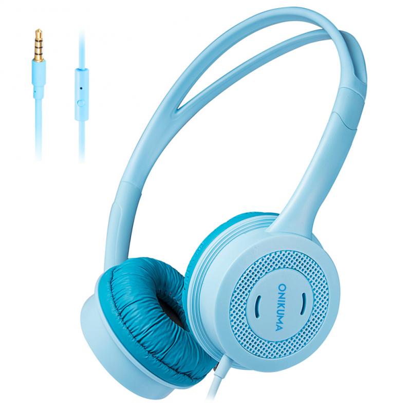 New High Quality Children Headsets 3.5mm Stereo Bass Kids Headphones With Microphone Music Earphones Kid Baby Child Earphones