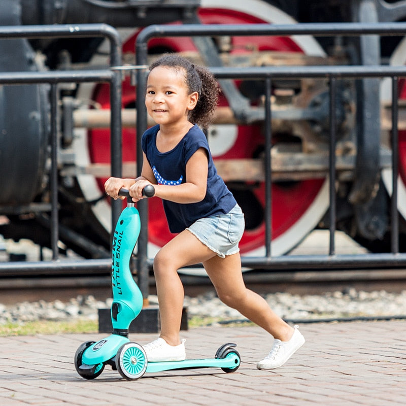 New Little Snail Ride Bike Scooter Child Combo 3 Wheel 1-5 Years Multifunction baby buggy bicycle