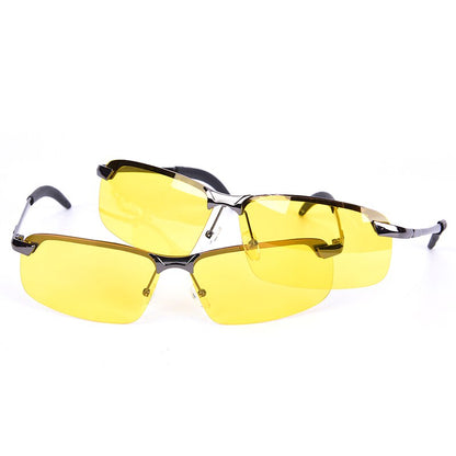 New Polarized Sunglasses Driving  Glasses Oversize Night Vision Eyewear SunGlasses Day Night Vision Driving Eyewear