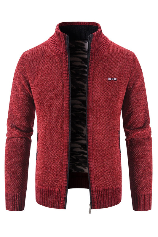 New Sweater Eden Men Pulls Autumn Winter Male Sweater Jackets Casual Zipper Knitwear Plus Size M-3XL  Homme