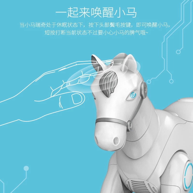 New Wireless Remote Control Toys RC Smart Robot Animal Horse Parent Child Interaction Home Party Kid Gift Boy Toy 38CM