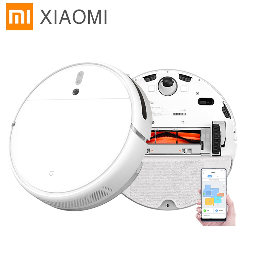 New XIAOMI MIJIA Sweeping Mopping Robot Vacuum Cleaner 1C for Home Auto Dust Sterilize 2500PA cyclone Suction Smart Planned WIFI