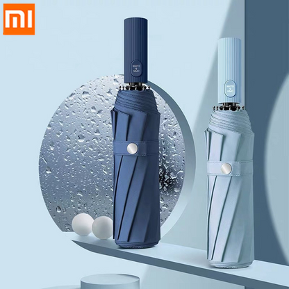 Xiaomi Automatic Umbrella Sunshade for Men and Women 10 Umbrella Bones Black Glue Sunscreen Anti-ultraviolet Sun Umbrella