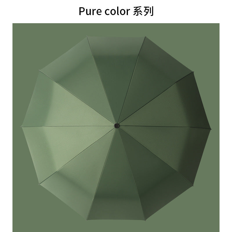 Xiaomi Automatic Umbrella Sunshade for Men and Women 10 Umbrella Bones Black Glue Sunscreen Anti-ultraviolet Sun Umbrella