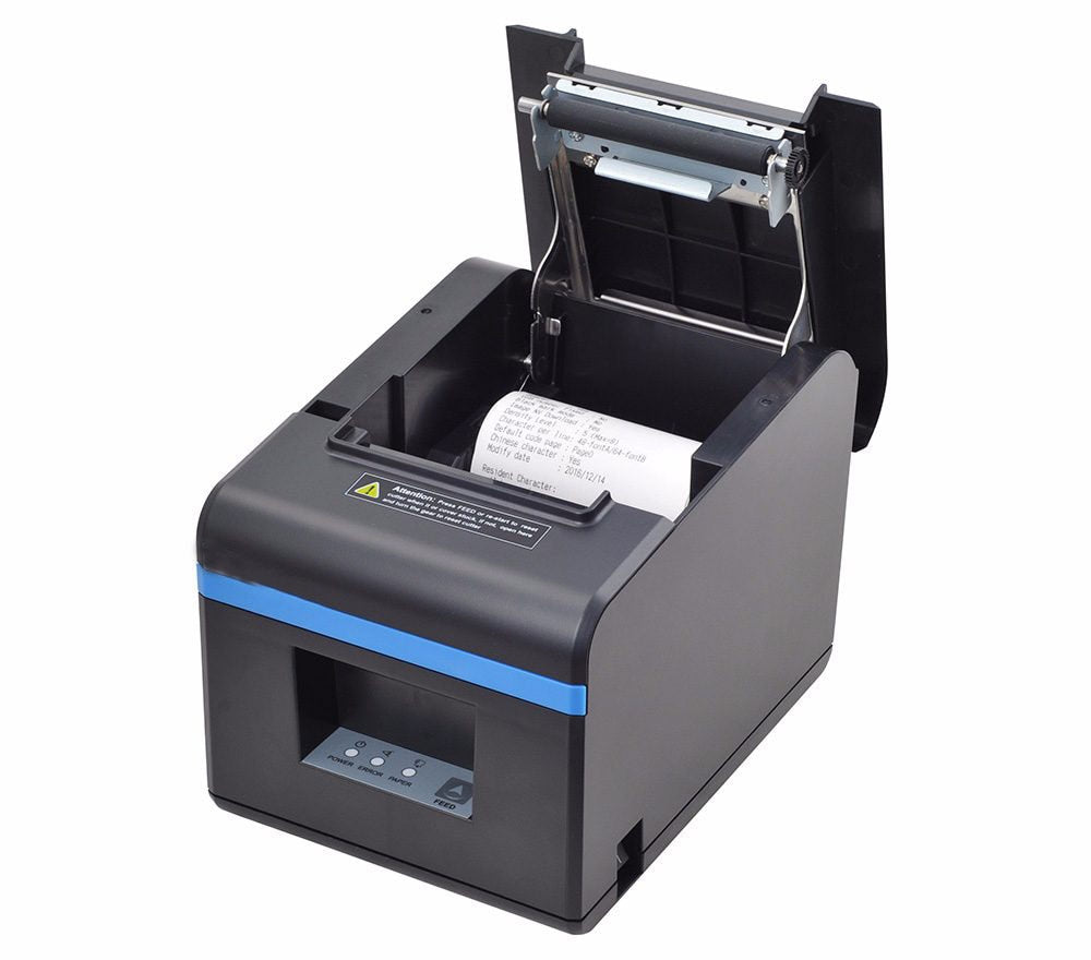 New arrived 80mm auto cutter thermal receipt printer POS printer with usb/Ethernet/bluetoot for Hotel/Kitchen/Restaurant