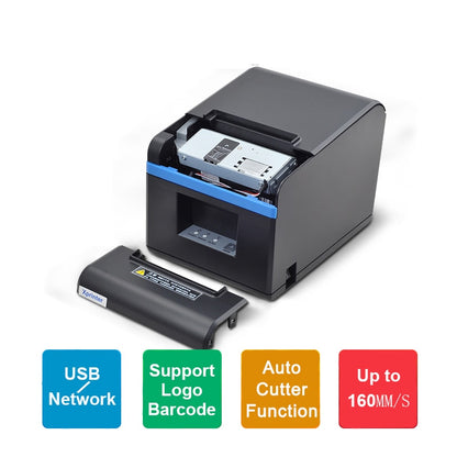 New arrived 80mm auto cutter thermal receipt printer POS printer with usb/Ethernet/bluetoot for Hotel/Kitchen/Restaurant