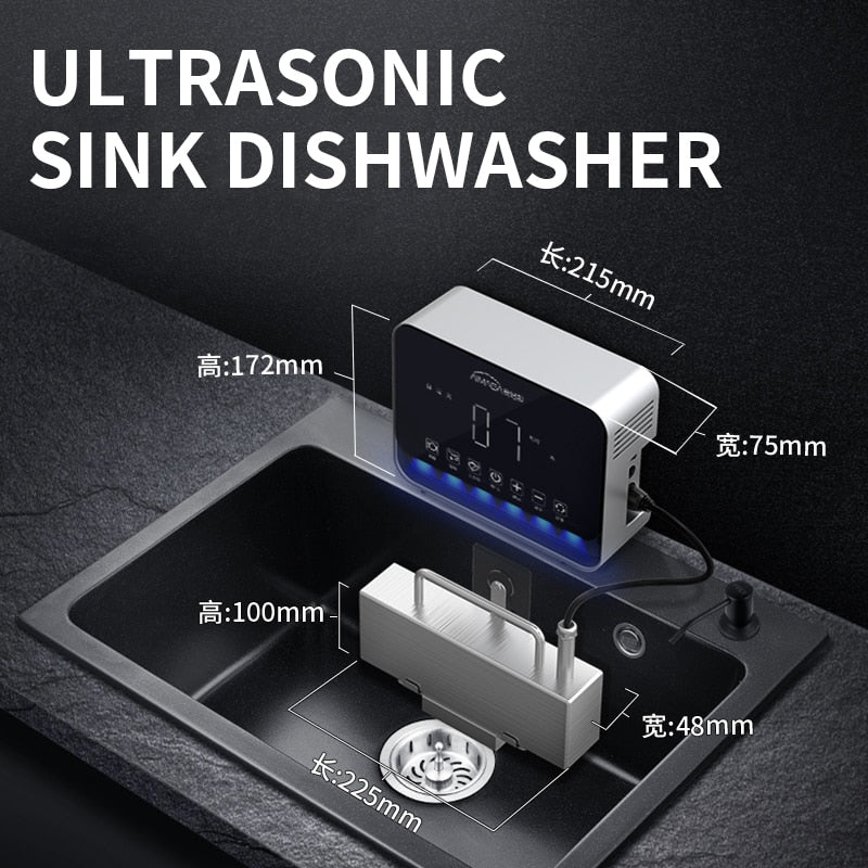 New portable sink dishwasher automatic household ultrasonic dishwasher small free-standing installation-free