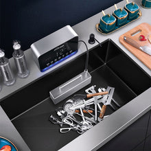 將圖片載入圖庫檢視器 New portable sink dishwasher automatic household ultrasonic dishwasher small free-standing installation-free
