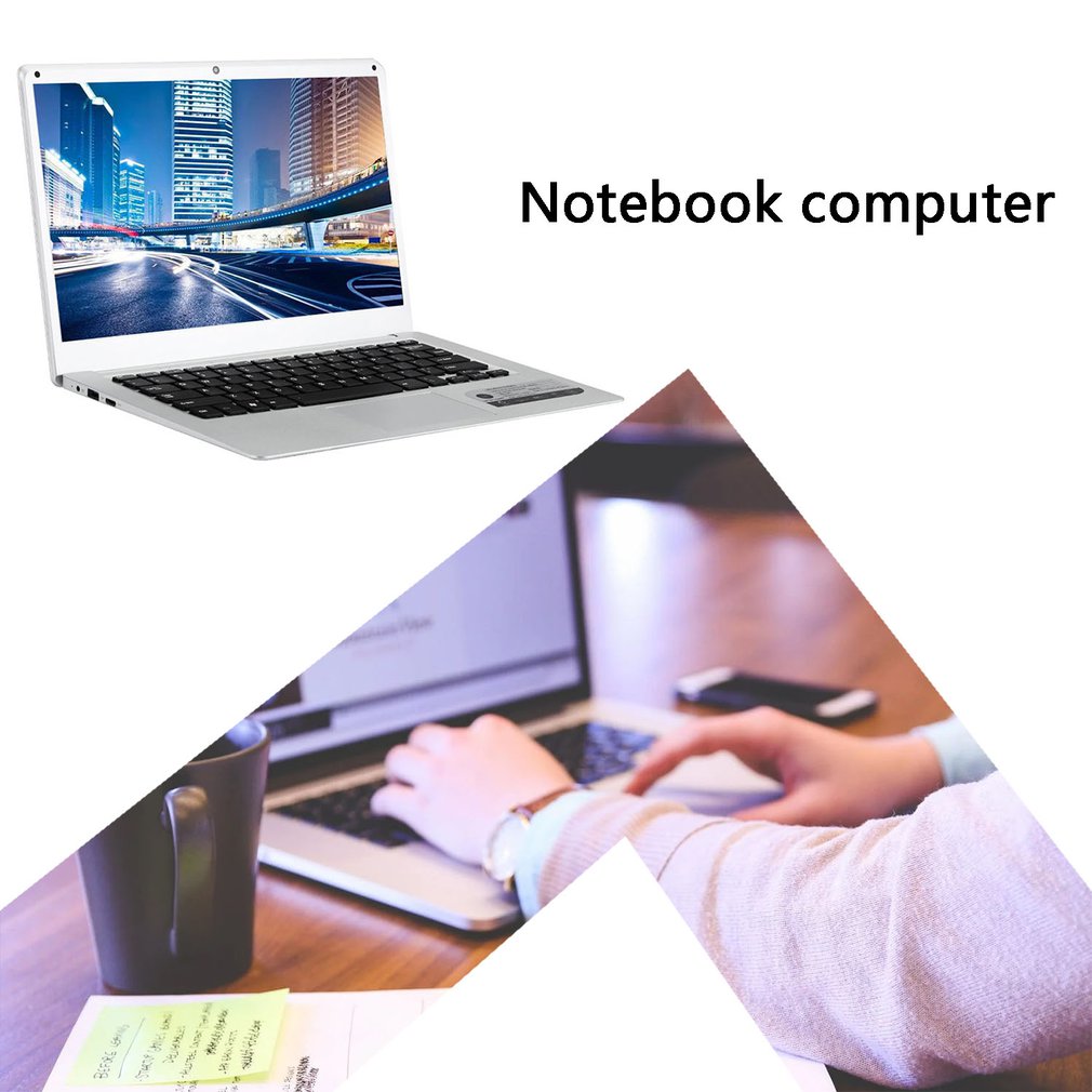 Newest Portable 14 Inch Laptop Intel Four core CPU N3350 2.4Ghz Ram 6GB+ Rom 64GB High Definition Computers Window 10 Notebook