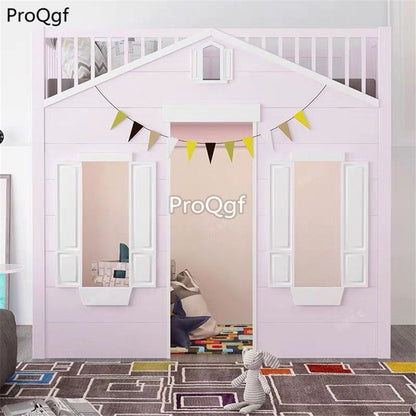 Ngryise 1 Set Children House Series Minshuku High Bed 120 X 190cm