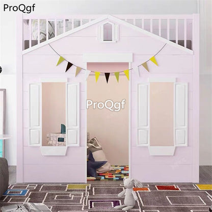 Ngryise 1 Set Children House Series Minshuku High Bed 120 X 190cm