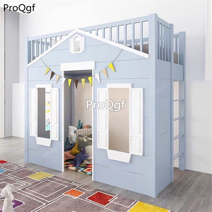 Ngryise 1 Set Children House Series Minshuku High Bed 120 X 190cm