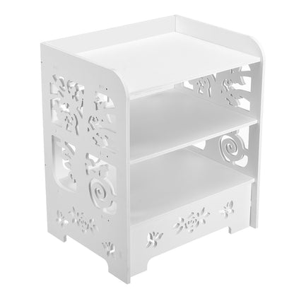 Nightstands Bedside Table Storage Cabinet Bedroom Furniture Nordic Apartment Bedroom Nightstands Nordic White Bedside End Table