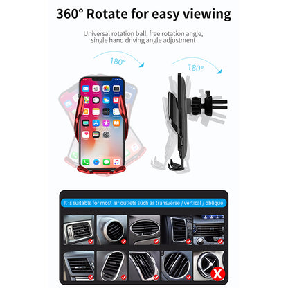 Niye Universal Gravity Car Holder for Phone Air Vent Clip Mount Stand Smartphone GPS Support For IPhone 13 Xiaomi Samsung Huawei