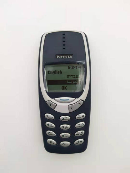 Nokia 3310 Refurbished-Original Unlocked Nokia 3310 Cheap Phone 2G GSM Support Russian & Arabic Keyboard Mobile Phone