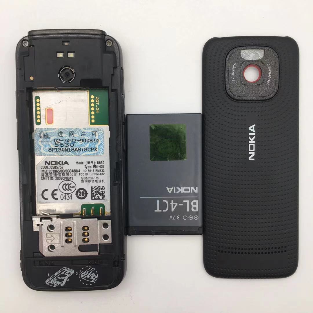 Nokia 5630 XM Refurbished-Original Nokia 5630 XpressMusic Cell Phone Unlocked 2.2 inch GSM 2G/3G 3.0MP 128 RAM 860mah