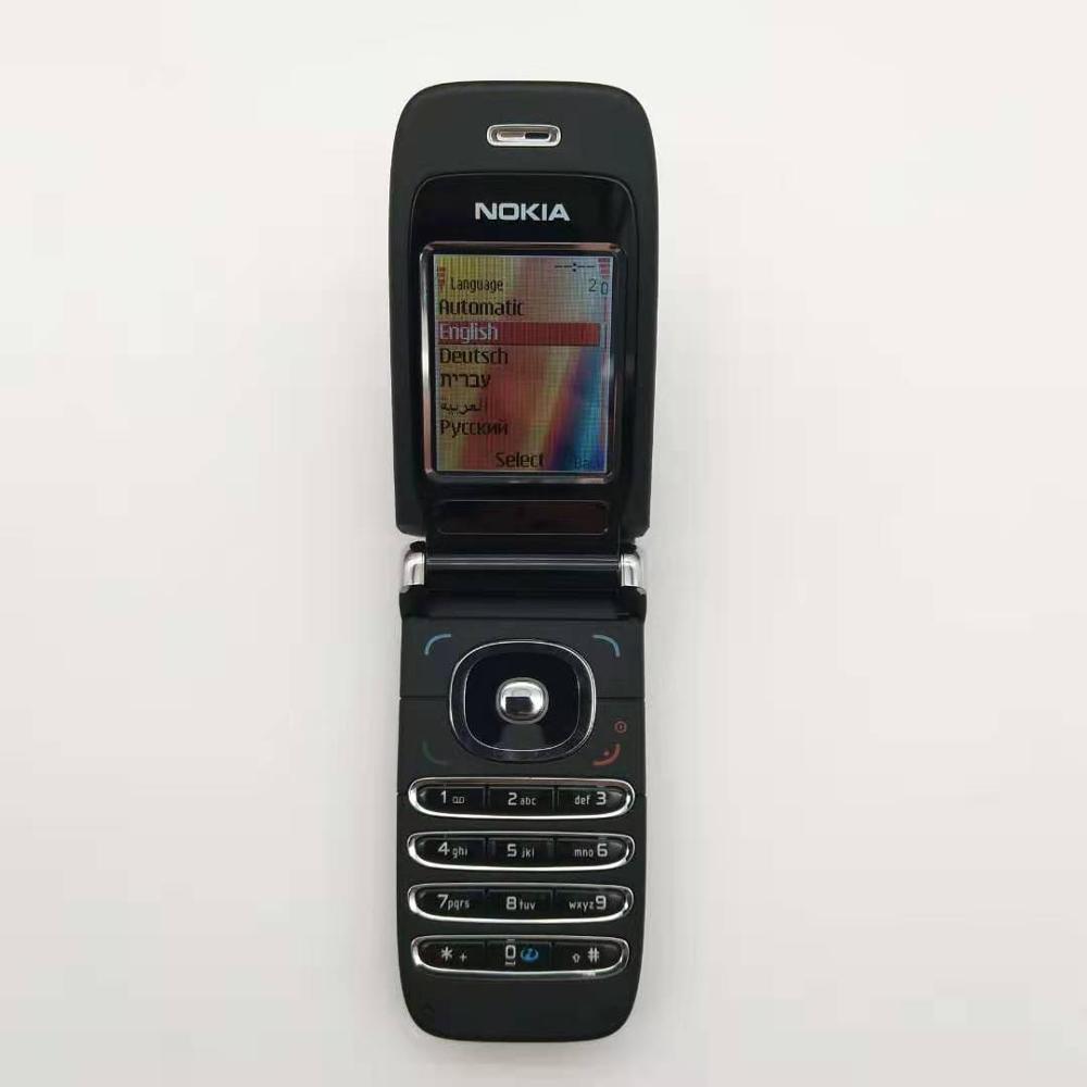 Nokia 6060 Refurbished-Original Nokia 6060 original Flip Mobile phone unlocked quad band FM Radio GSM cellphone