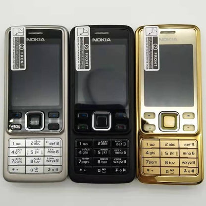 Nokia 6300 Refurbished-Original Unlocked  5MP GSM Support Russian & Arabic Keyboard Mobile Phone Tri-Band Multi-language