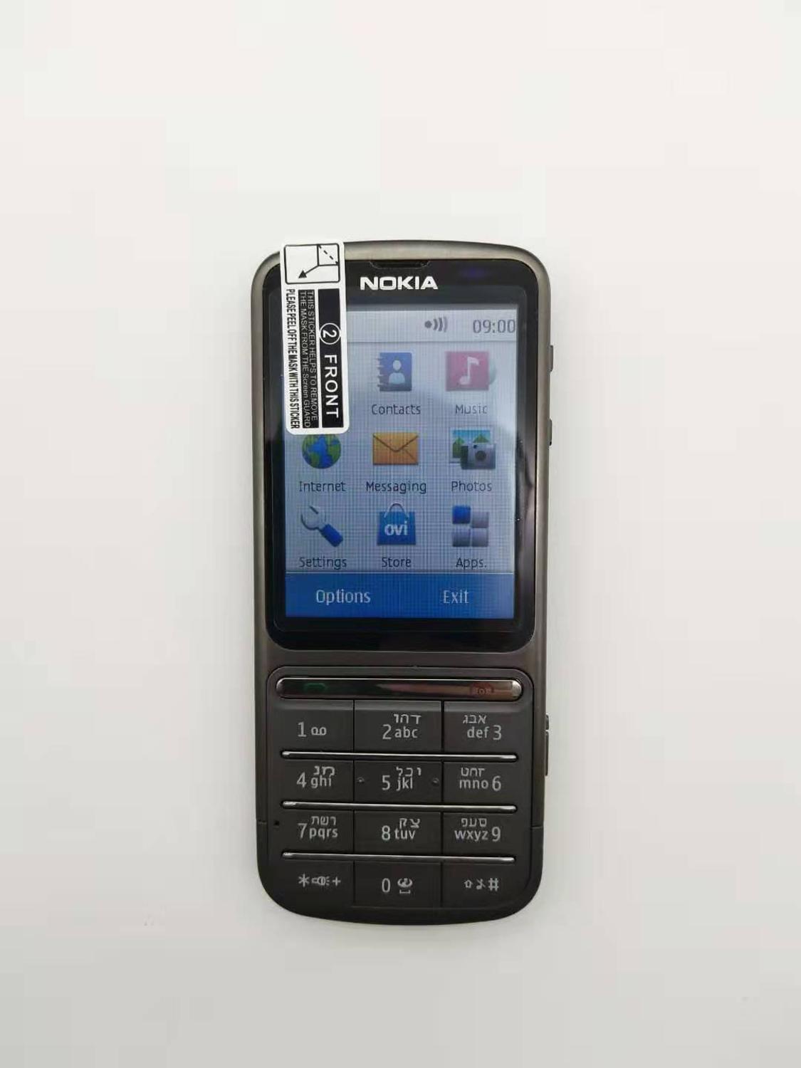 Nokia C3-01 Refurbished-Original C3-01 phone 2.4 'Inch 5MP Camera 1050mAh WIFI  Single Core Cellphone Free shipping