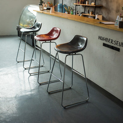 Nordic Bar Chair Backrest Bar Table Furniture for Home Kitchen Chair High Stool Clothing Store Photo Stool Bar Stool Bar Chairs