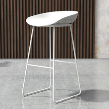 Load image into Gallery viewer, Nordic Iron Creative Simple Luxury Bar Table Chair Stool Leisure Coffee Shop Front Desk High Stool Designer Chair
