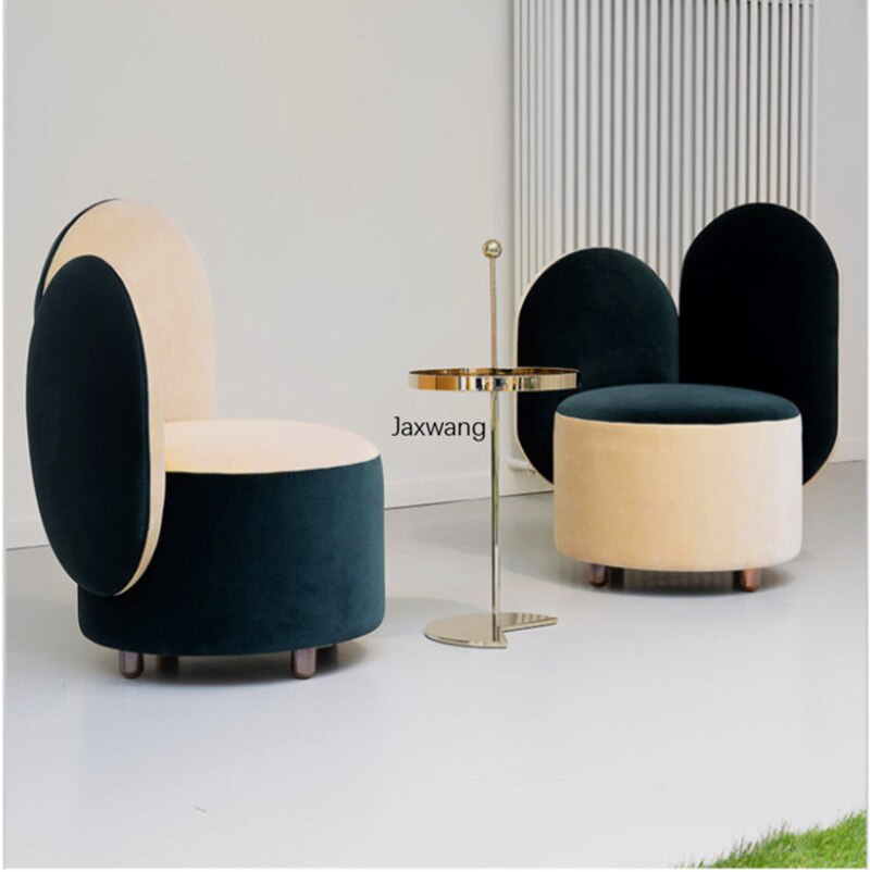 Nordic Living Room Sofa Custom Single Sofa Lounge Sofa Luxury Single Chair Simple Home Designer Cactus Chair High Backrest Chair