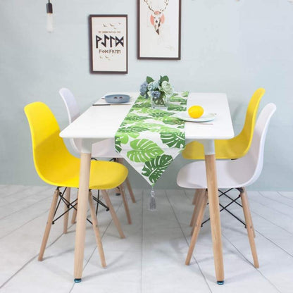 Nordic Minimalist Style Dining Table Non-slip Table Legs Natural Beech Leisure Table And Chair Home Living Room Coffee Table HWC