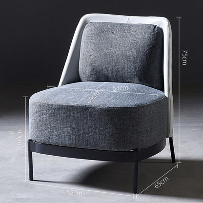 Nordic Velvet Sofa Minimalist Modern Balcony Lazy Leisure Home Sofa Chair Home Living Room Sofa