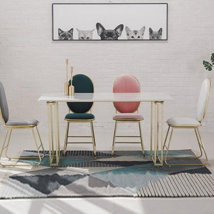 Nordic marble table coffee table