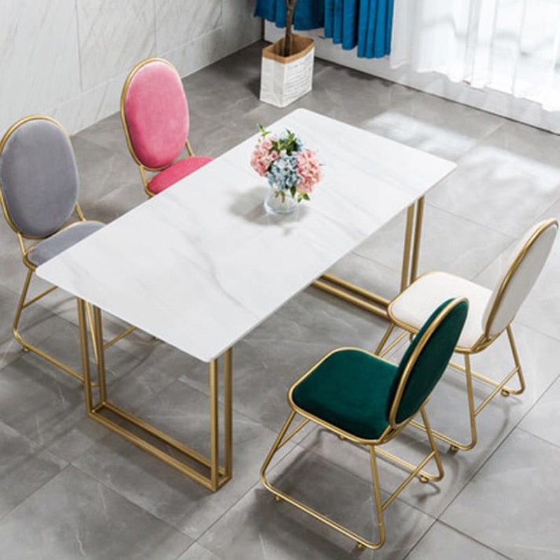 Nordic marble table coffee table