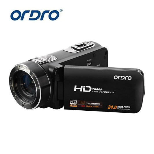 ORDRO HDV-Z8 1080P Full High Definition Video Recording 16x Digital Zoom 24.0 Mega-Pixel HI CMOS Sensor Camera With LCD Screen