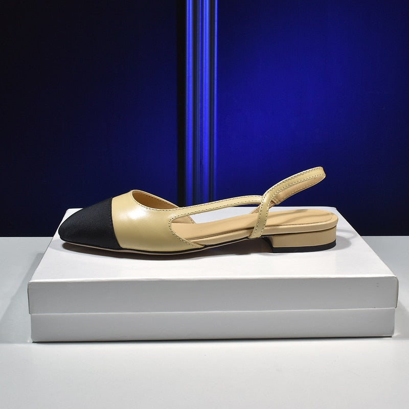 Ollymurs 2021 new Women's Sandals Classics Designer On Shallow Flats Shoes For Summer Sandals Genuine Leather Plus Size 34-42