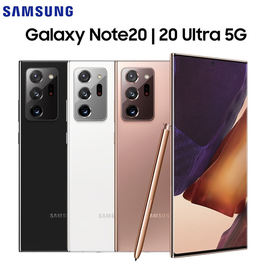 Original New Samsung Galaxy Note 20 Ultra 5G Snapdragon 865+ 6.7/6.9" US/Korea/China Version SM-N9810/U/N SM-N9860/U/N