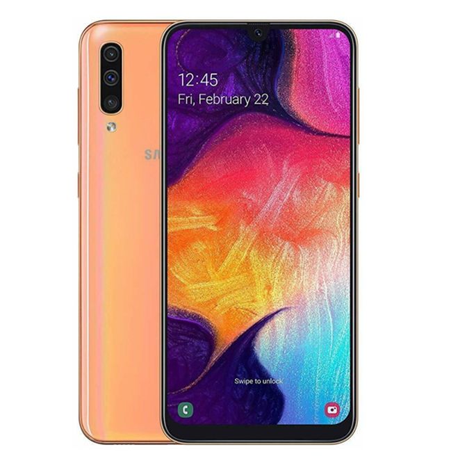 Original Samsung Galaxy A50 A505FD A505U1【98% New】Unlocked Smartphones 4GB RAM 64GB ROM 6.4" Octa Core NFC 4G LTE Cell Phone