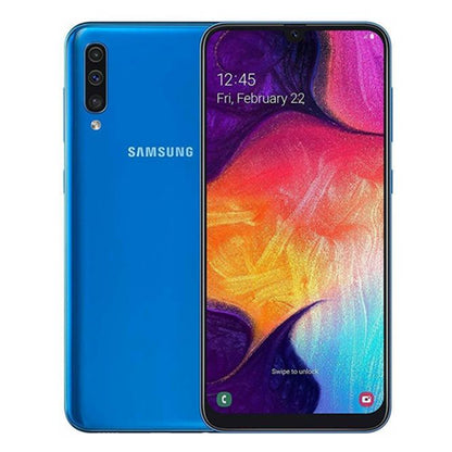Original Samsung Galaxy A50 A505FD A505U1【98% New】Unlocked Smartphones 4GB RAM 64GB ROM 6.4" Octa Core NFC 4G LTE Cell Phone