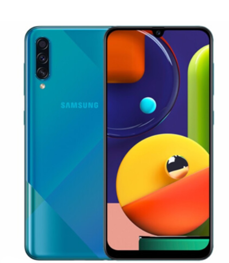 Original Samsung Galaxy A50s A5070【95% New】Unlocked Dual Sim Mobile Phone RAM 6GB ROM 128GB 6.4" Triple Camera NFC Exynos