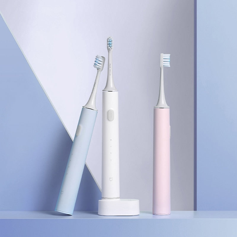 Original Xiaomi Mijia Electric Toothbrush Ultrasonic Rechargeable Whitening Teeth Brush Wireless Oral Hygiene Cleaner T500