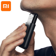 Cargar imagen en el visor de la galería, Original Xiaomi Super Thin Electric Shaver Rechargeable Black Waterproof Xiaomi Razor High Quality Cutter Machine
