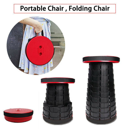Outdoor Furniture Retractable Stool Chairs Portable Stool Lounge Folding Chair Camping Stool Foldable Convenient Fishing Chair