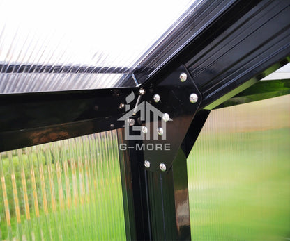 Outdoor Waterproof Aluminum Gazebo/Garden Green House Garden Black Color Greenhouse for Sale