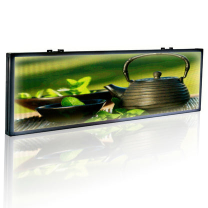 P5 indoor RGB HD LED display panel WiFi programmable advertisement scrolling video screen picture message board + tempera
