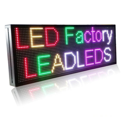 P5 indoor RGB HD LED display panel WiFi programmable advertisement scrolling video screen picture message board + tempera