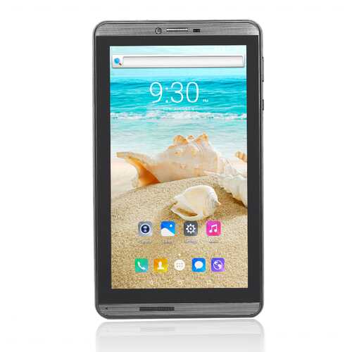 BDF706 7inch 3G Phone Call Tablet PC Android 6.0 Quad Core 1G+16G WiFi Bluetooth Laptop EU Plug blue_1GB+16GB