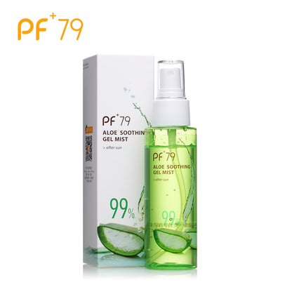 PF79 100ml Aloe Spray Moisturiser Organic Soothing Face Gel Mist Anti Acne Anti Sensitive Oil Control 99% Aloe Vera Gel Toner