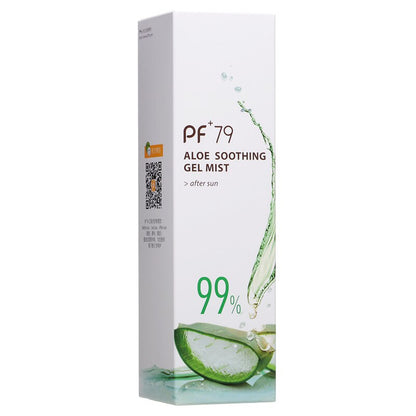 PF79 100ml Aloe Spray Moisturiser Organic Soothing Face Gel Mist Anti Acne Anti Sensitive Oil Control 99% Aloe Vera Gel Toner
