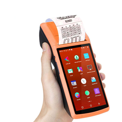POS Terminal PDA Android 8.1 Handheld Restaurant Shop Cash Registers Wireless Bill Machine Thermal Printer Mobile 3G WIFI